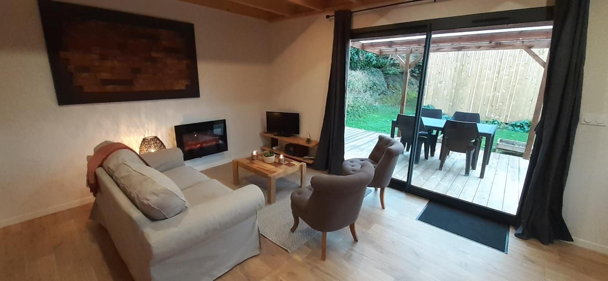 Chalets De Pont Cob Avec Spa Gouezec Экстерьер фото